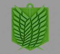 AOT key ring 3D model