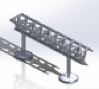 Intamin Track Roller Coaster 3D model