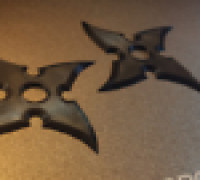 throwable ninja star 3D model