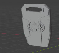 Lego Clone Riot Shield 3D model