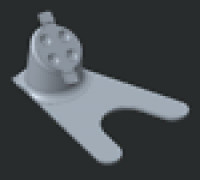 Camera mount for Tapo 3D model