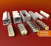 Sushi Maker Set 3D model