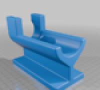 Wall Mount for Light Saber 3D model