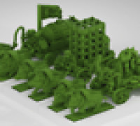 Warmaster Goblin Wagon Train 3D model