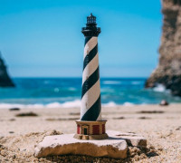 Cape Hatteras Lighthouse Desktop Model Kit 3D model