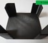 Square Coaster Holder - Customize or ready print  3D model