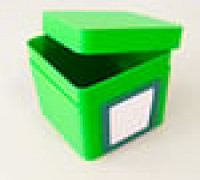 Customizable Labeled Storage Containers 3D model
