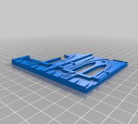 Modular Terrain System - Basilica easy print 3D model