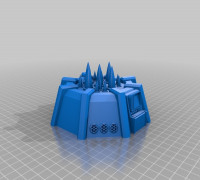 Warhammer 40K - missile base 3D model