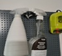 Holder for spray bottles 3D model