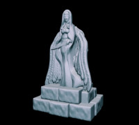Angelic Statue (28mm/Heroic scale) 3D model