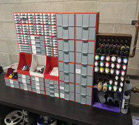Paint Storage System 3D model