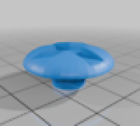 Maka Albarn Coat Button 3D model