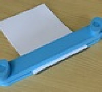 Notepad clamp 3D model