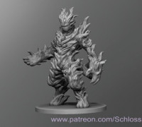 Fire Elemental 3D model