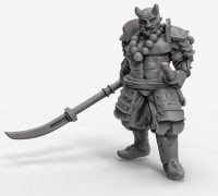 Benkai half oni 3D model