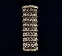 Skull Pillar 3D model
