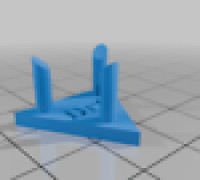 Simple Rock Stand 3D model