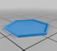 Hexagon Coaster 3D model