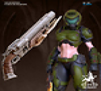 Doom Slayer Shotgun 3D model