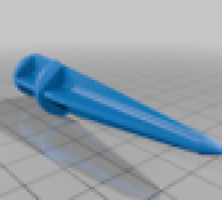 Solar Led lamp stake 3D model