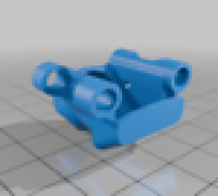 Wind tunnel camera mount for HDZERO nano90 3D model