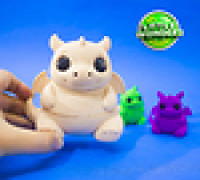 Chubby Dragon 3D model
