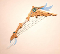 Skyward harp 3D model