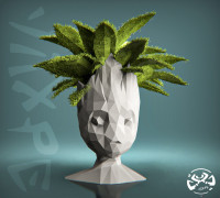 Bébé Groot Low Poly 3D model