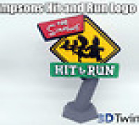 Street Sign Display 3D model
