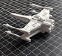 Mechanical X-wing fighter 3D model