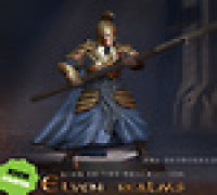 Elf with short spear  3D model