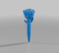 a simple valentines rose  3D model