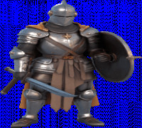 Templar soldier 3D model