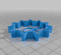 Gear cooke cutter 3D model