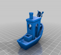 Baby Groot dancing Benchy 3D model