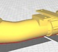 Mount and Loader for Vertcal Upkicker Mechanism.  3D model