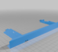 Kallax Sterilite Drawer Rails 3D model
