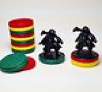 DnD mini stackable condition ring 3D model
