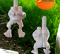 Up yours miniature 3D model