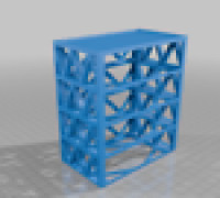 m.2 SSD Storage drawers 3D model