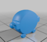 dorpy hiding frog  3D model