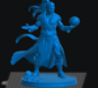 Elf Wizard Male 1 3D model