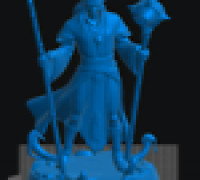 Elf Warlock Male 2 3D model