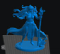 Elf Sorcerer Female 3 3D model
