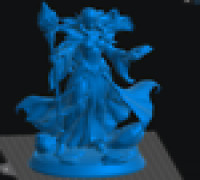 Elf Wizard Female 3  3D model