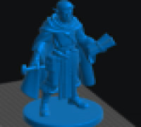 Elf Wizard Male 3 3D model