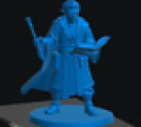 Elf Wizard Male 2 3D model