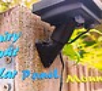 Fairy Light Solar Panel Mount 3D model