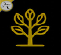 Simple Tree Symbol - 2D Art 3D model